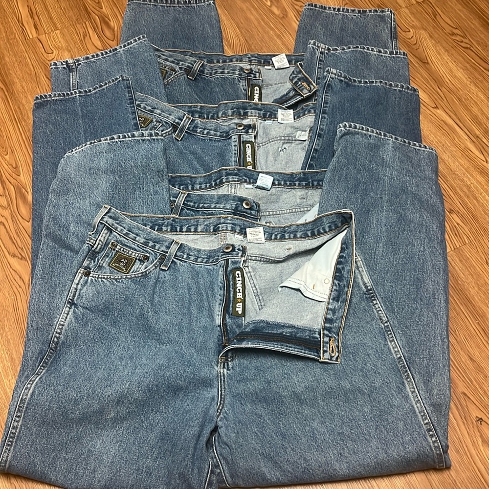 CINCH Men's Western Jeans Straight Leg (Bundle of 4) 40x34